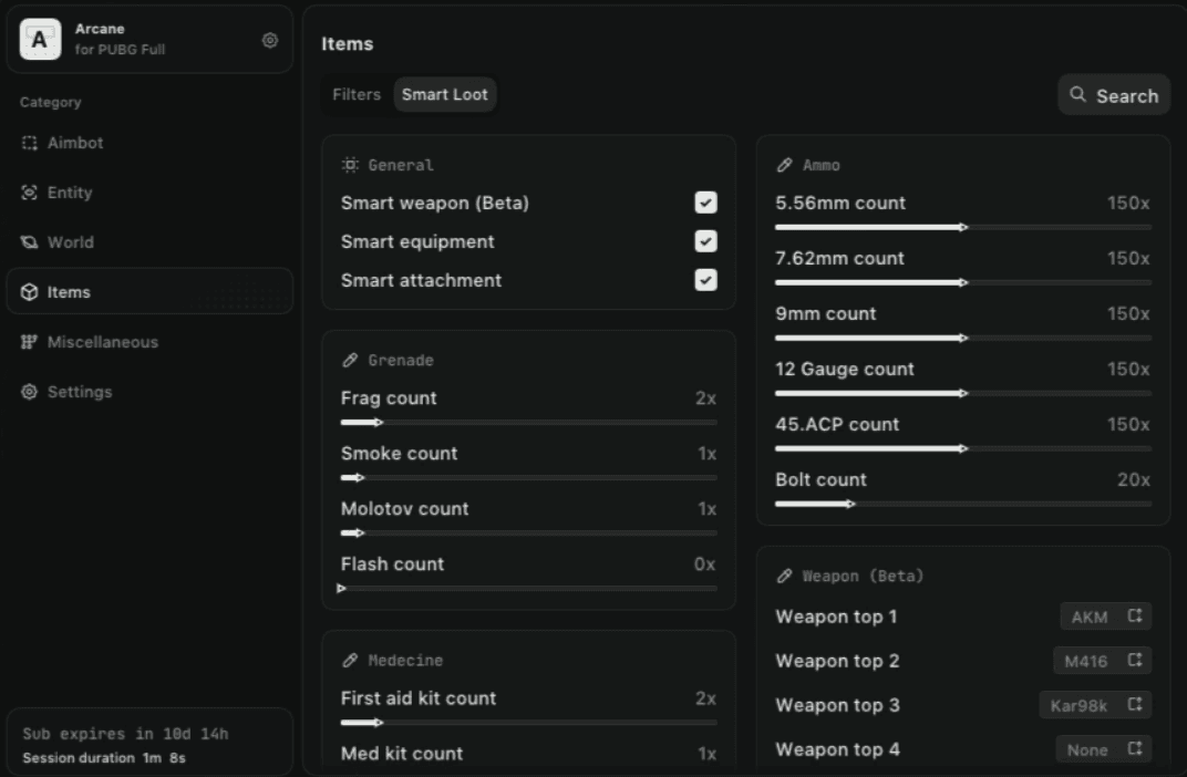 Arcane Pubg