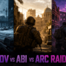 Composite image with all 3 game logos/screenshots side-by-side. Alt: "Tarkov vs ABI vs Arc Raiders 2026 powerful comparison covering gameplay mechanics, anti-cheat systems, learning curves and private cheats for each title"